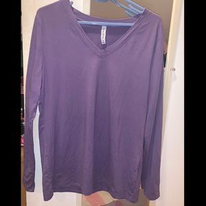 Purple Long sleeve Tee